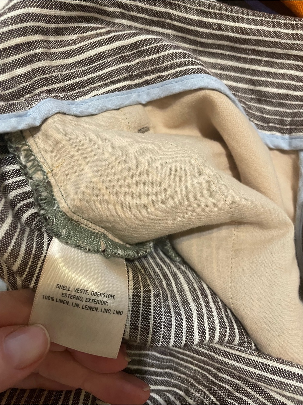 Anthropologie ett:twa Striped Linen Pant - Picture 5 of 12